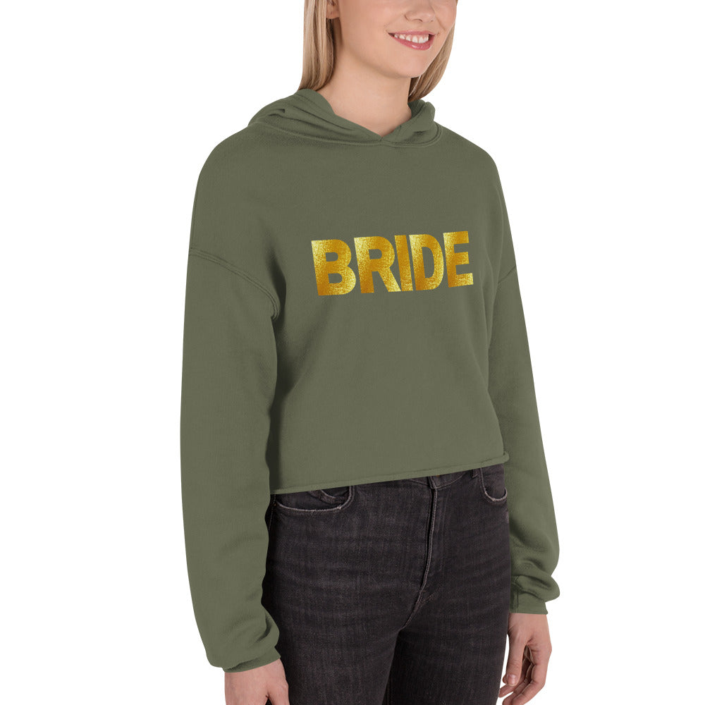 Bride Crop Hoodie