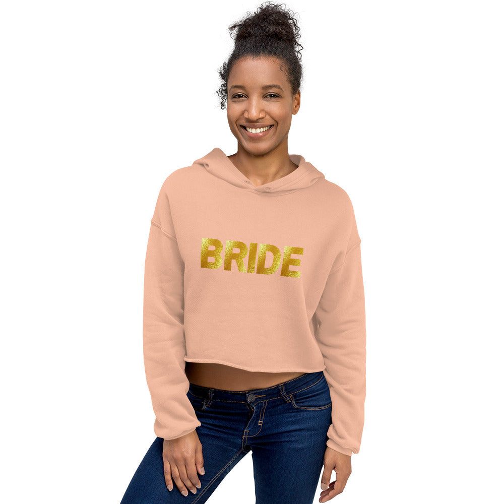 Bride Crop Hoodie