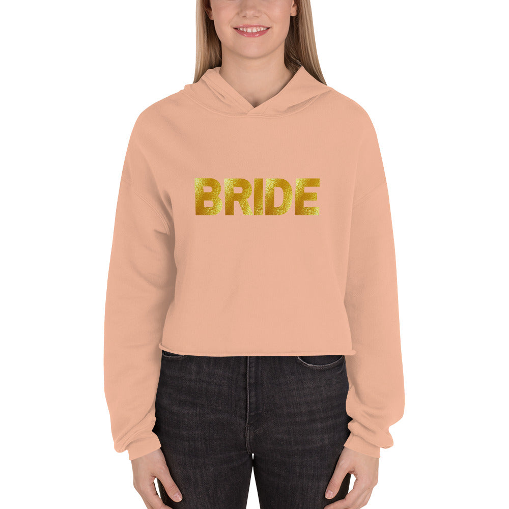 Bride Crop Hoodie