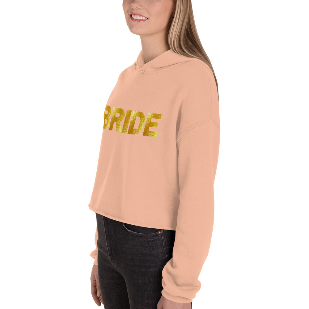 Bride Crop Hoodie