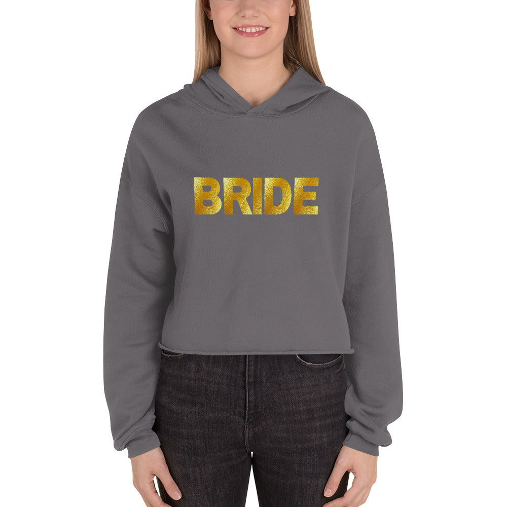 Bride Crop Hoodie