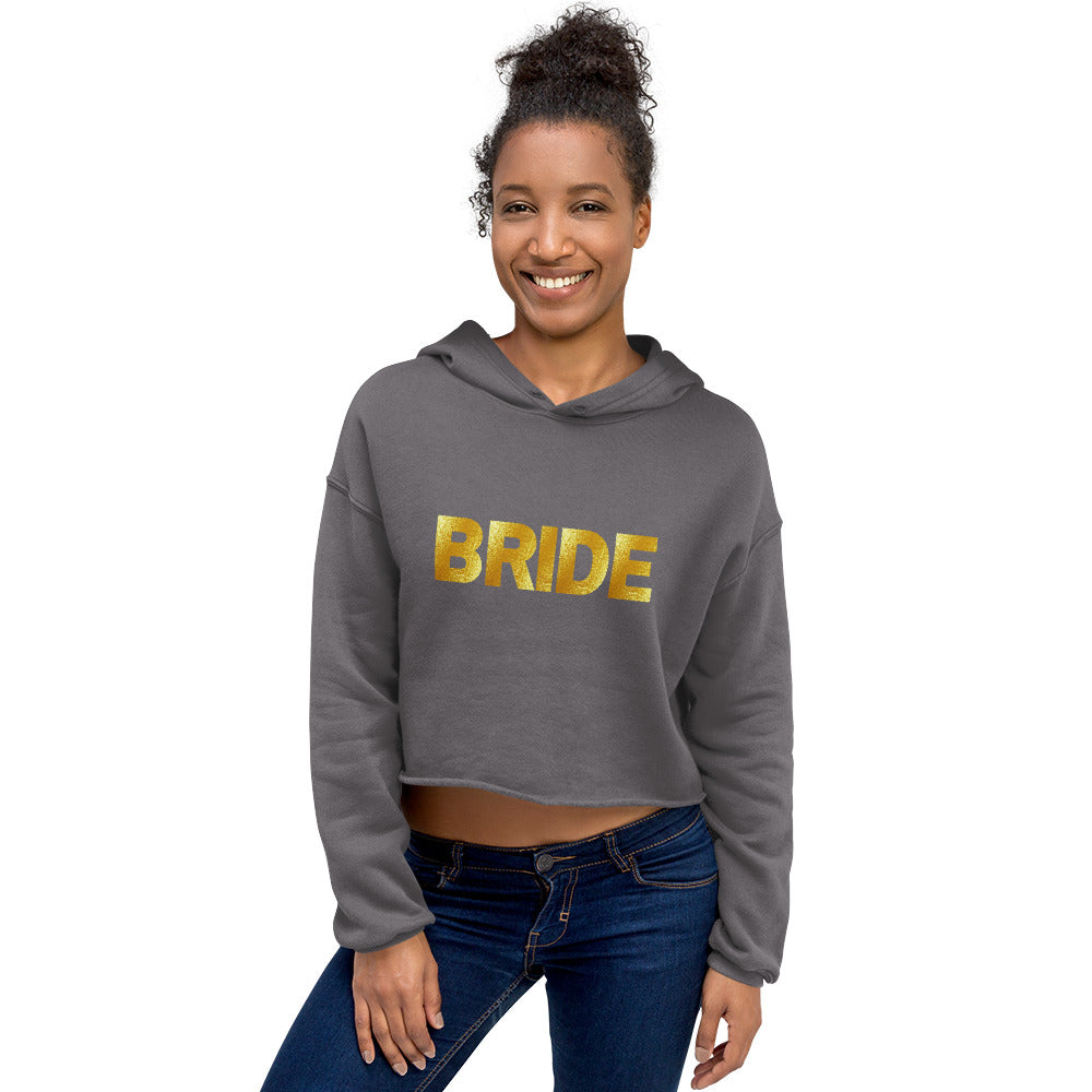 Bride Crop Hoodie