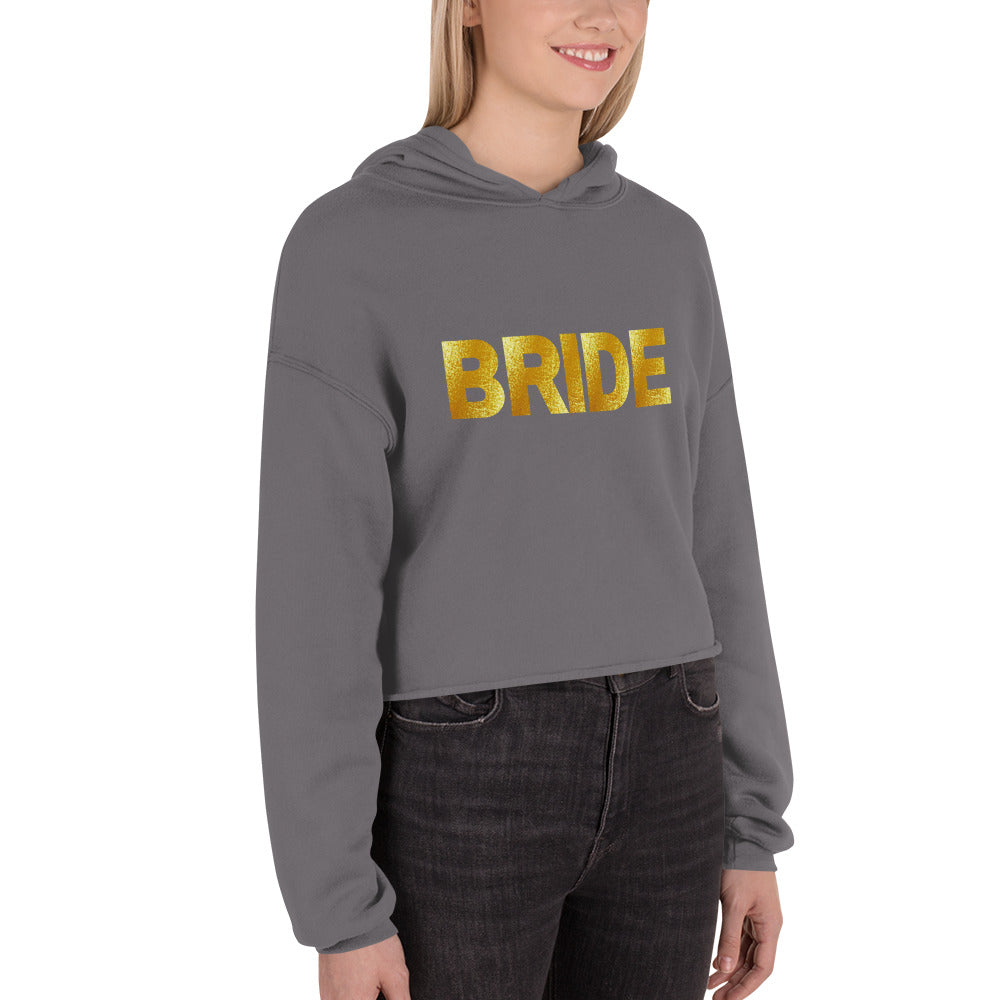 Bride Crop Hoodie