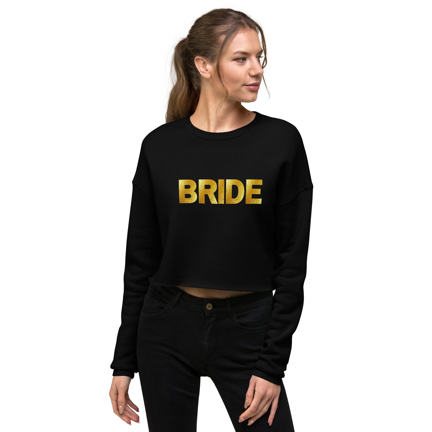 Bride Crop Sweatshirt