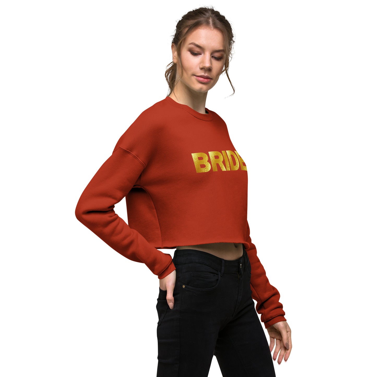 Bride Crop Sweatshirt