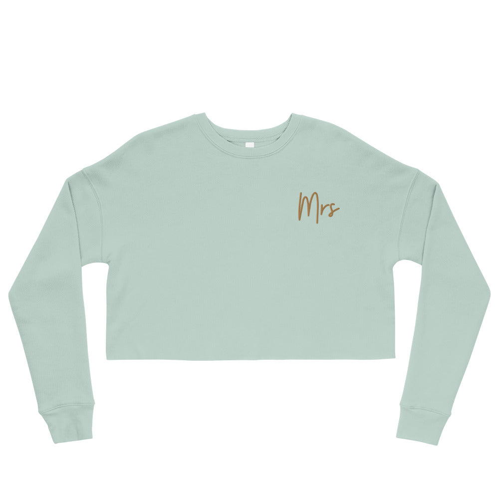 Mrs Crop Sweatshirt