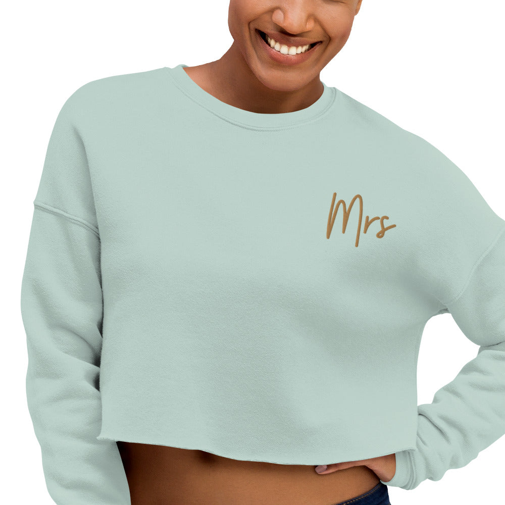 Mrs Crop Sweatshirt