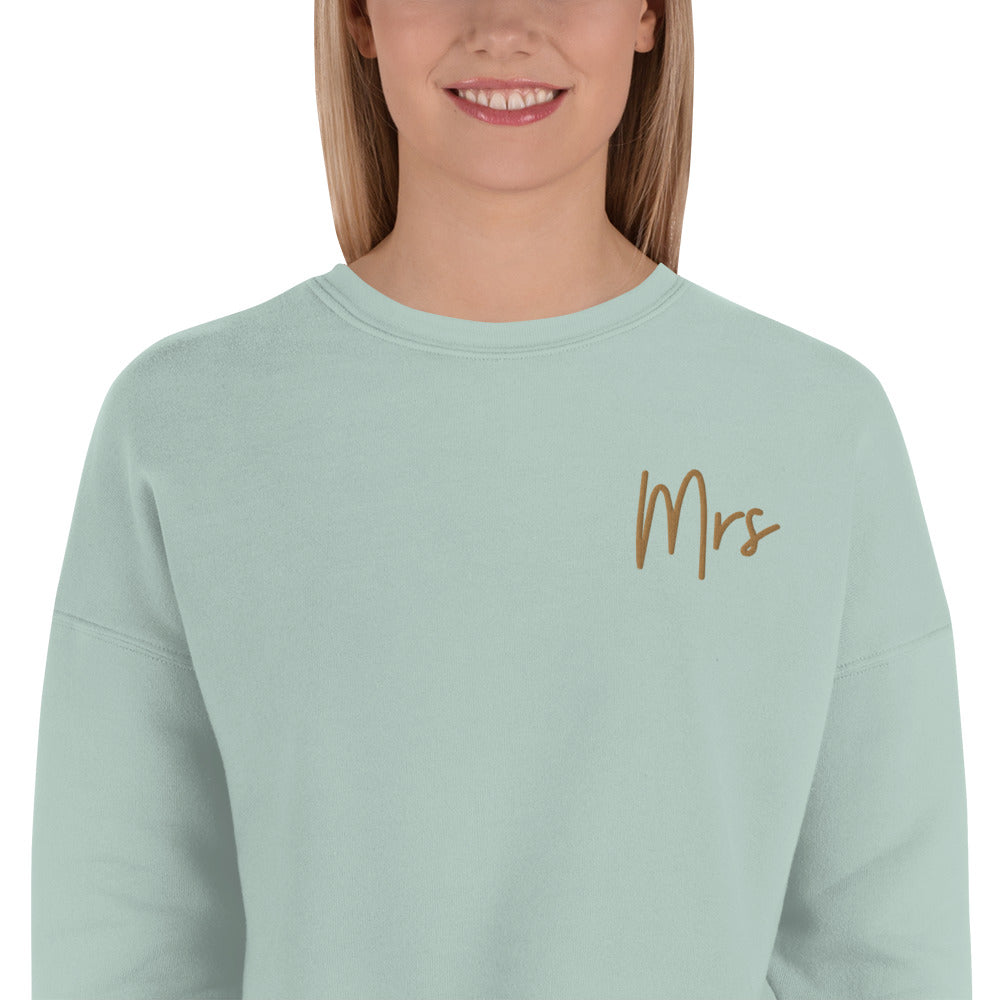 Mrs Crop Sweatshirt