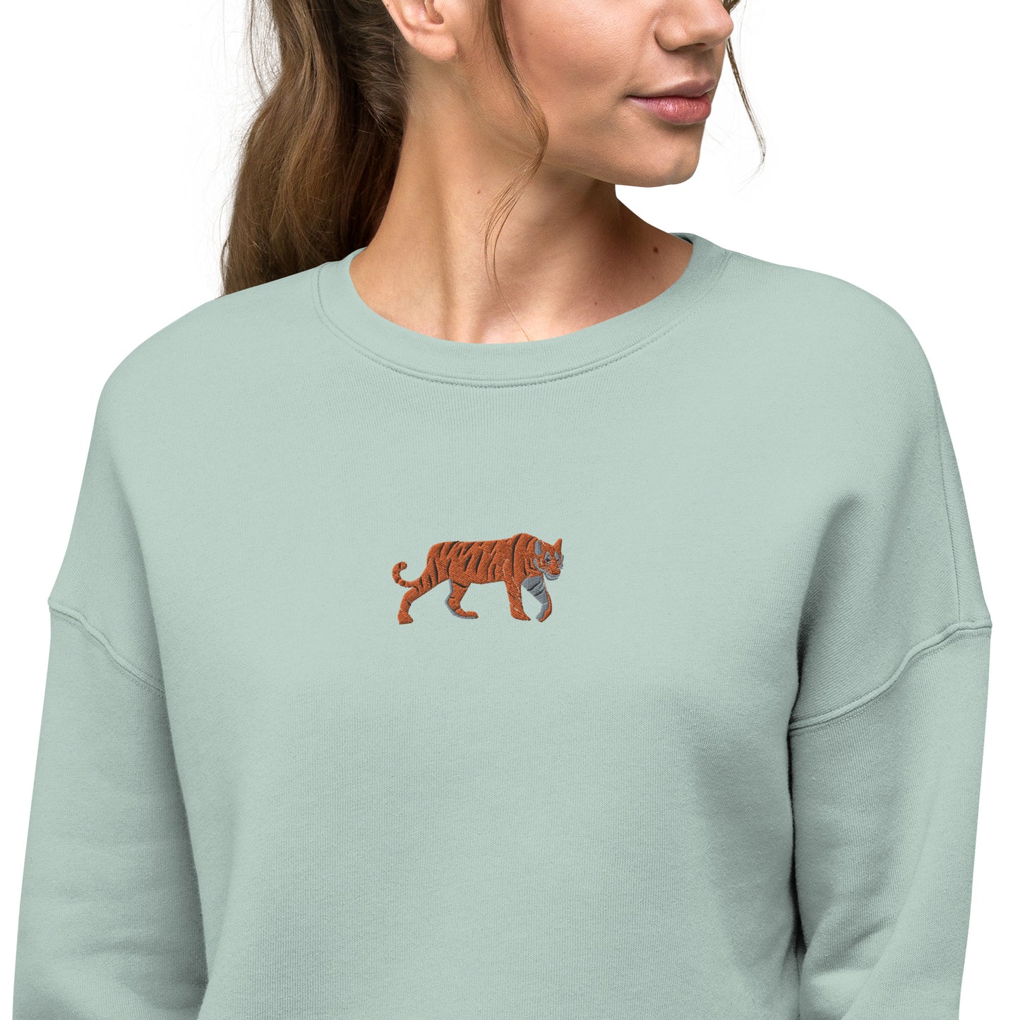 Tiger Crop Sweatshirt