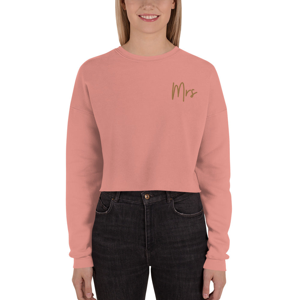 Mrs Crop Sweatshirt