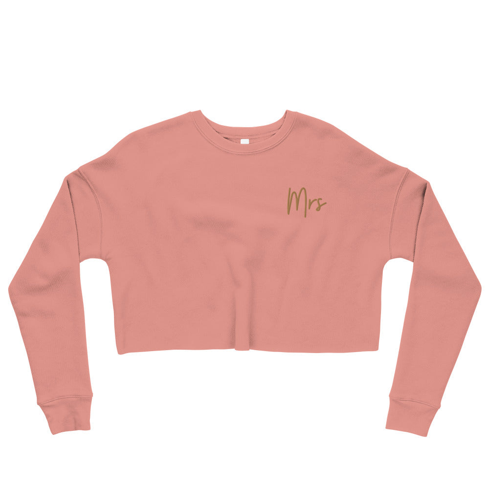 Mrs Crop Sweatshirt