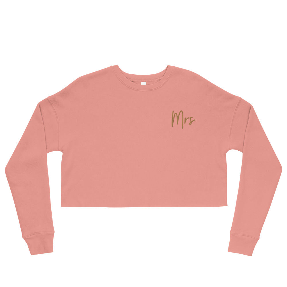 Mrs Crop Sweatshirt