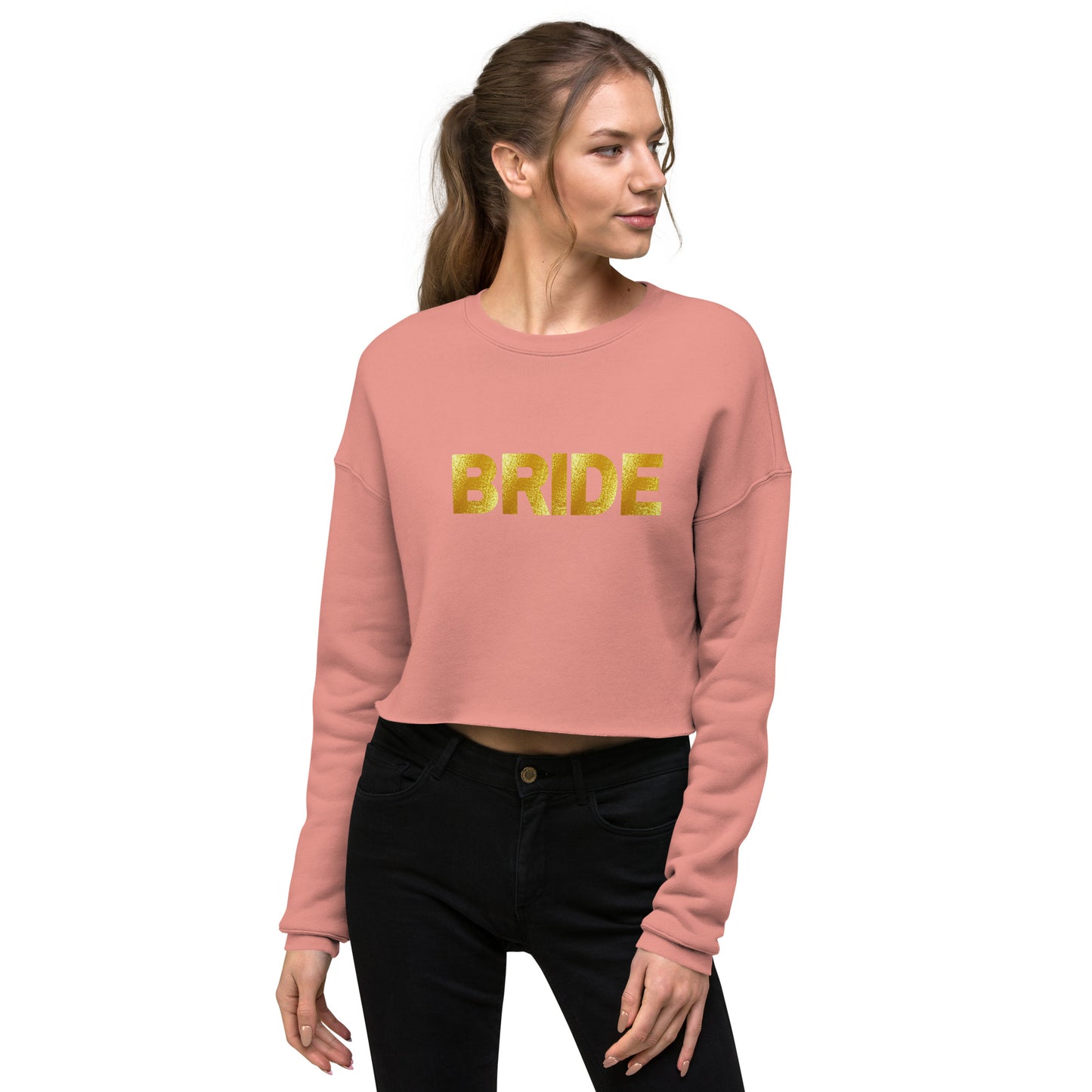 Bride Crop Sweatshirt