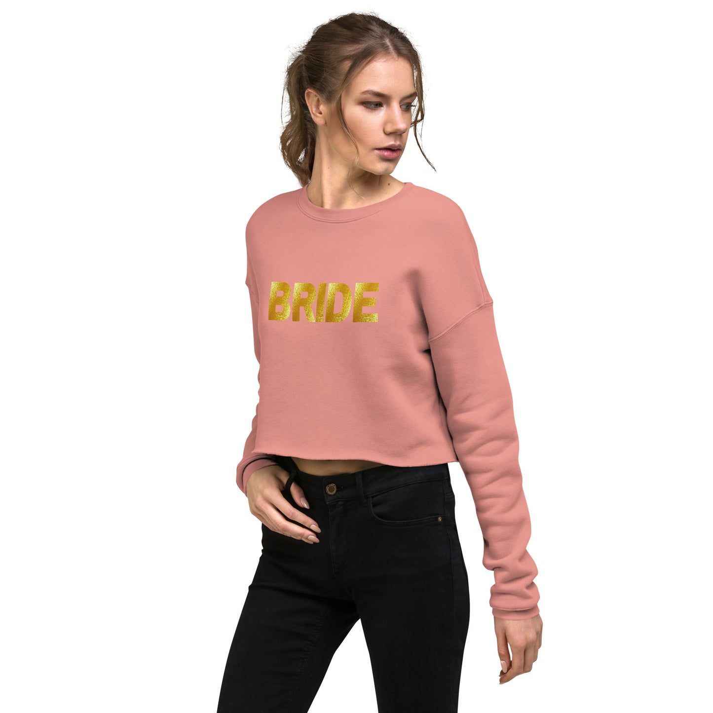 Bride Crop Sweatshirt