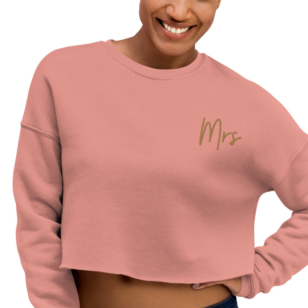 Mrs Crop Sweatshirt