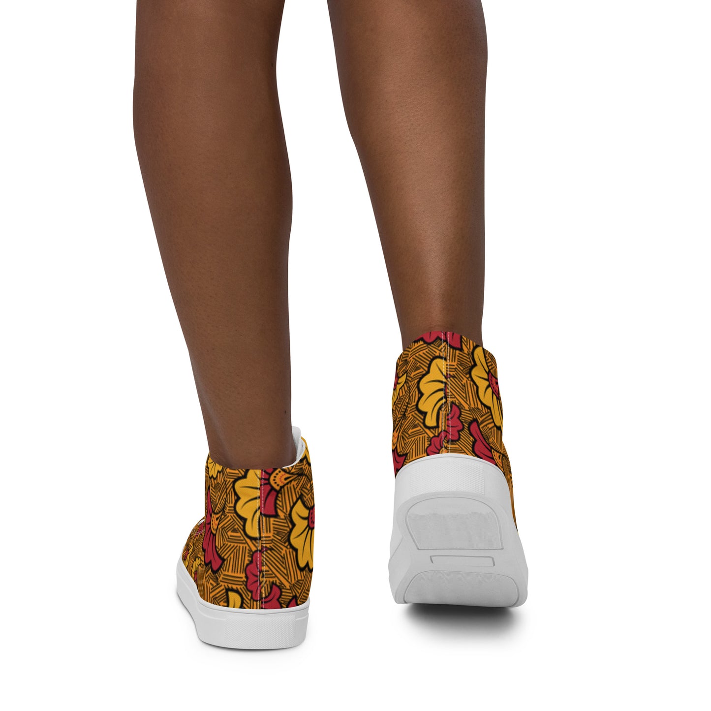 Ankara Women’s High Top Canvas Shoes