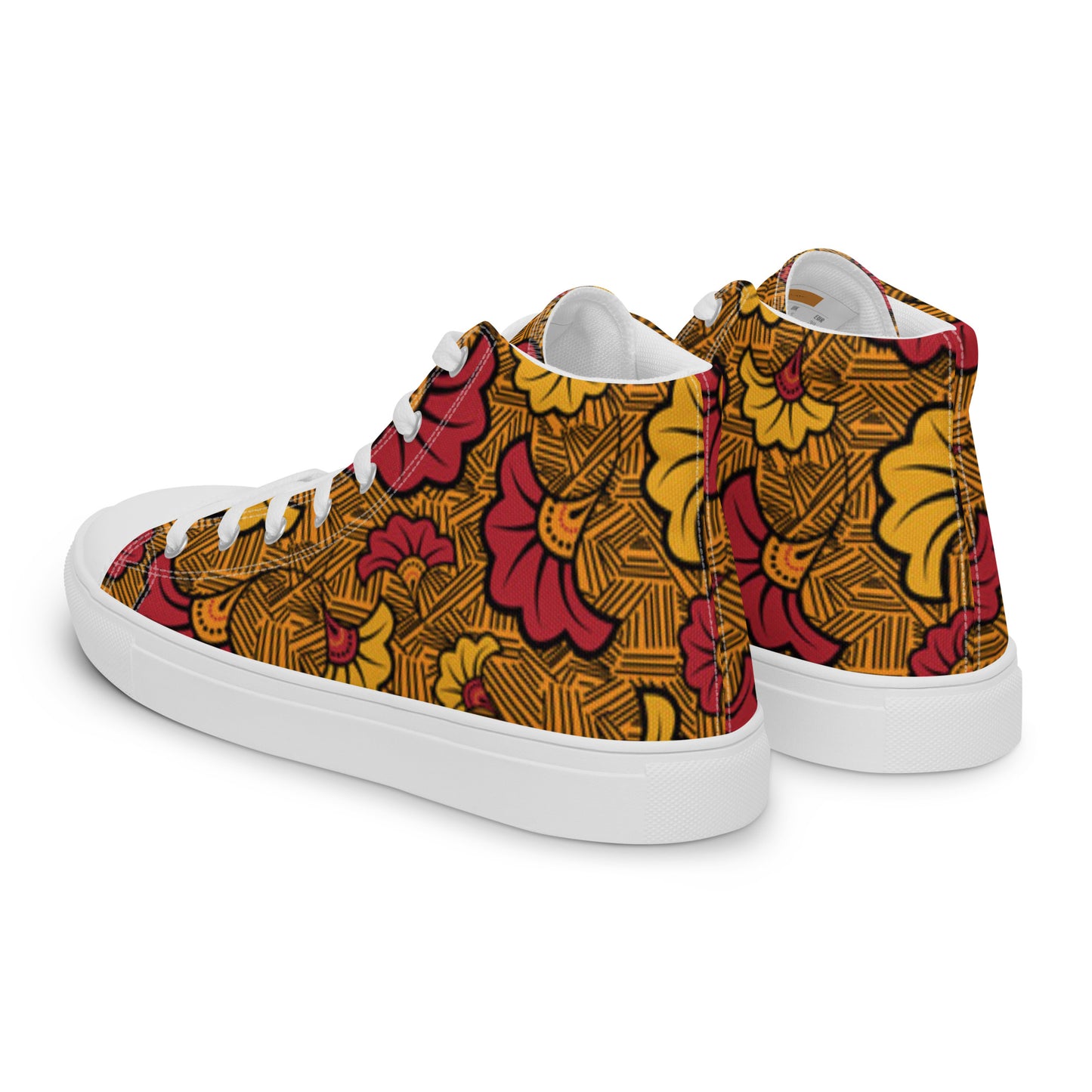 Ankara Women’s High Top Canvas Shoes