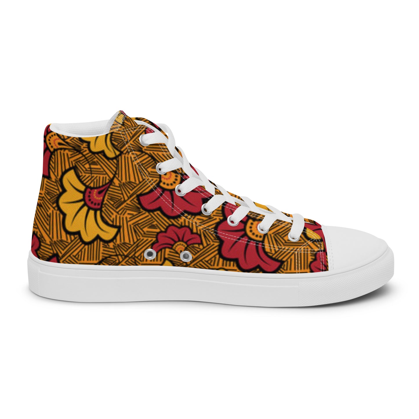 Ankara Women’s High Top Canvas Shoes