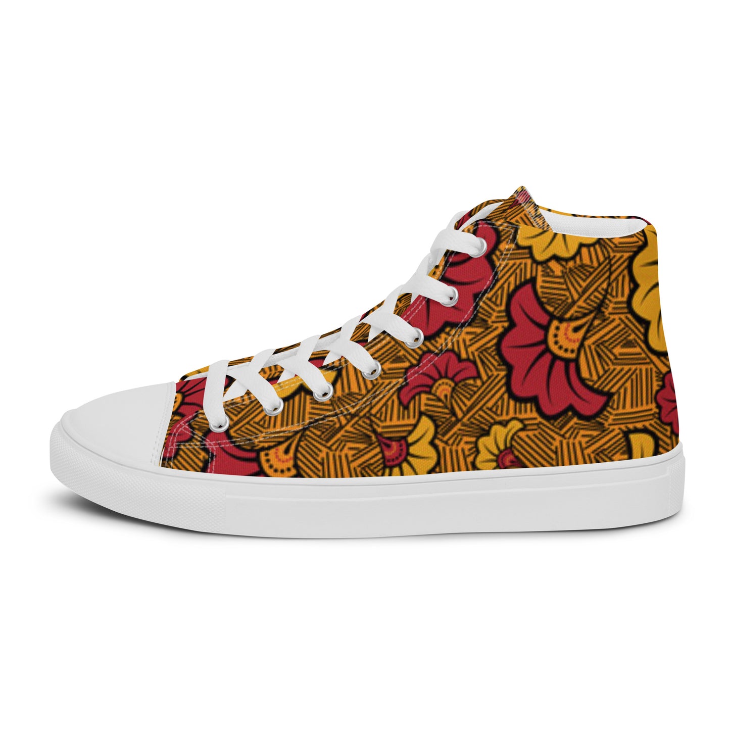 Ankara Women’s High Top Canvas Shoes