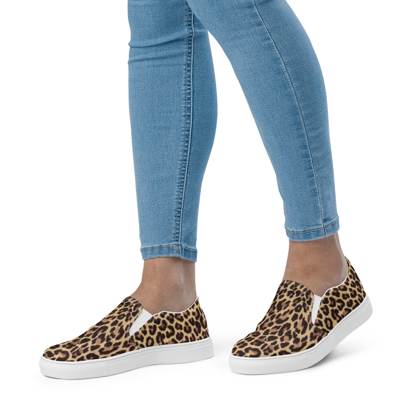 Leopard Women’s Slip-On Canvas Shoes