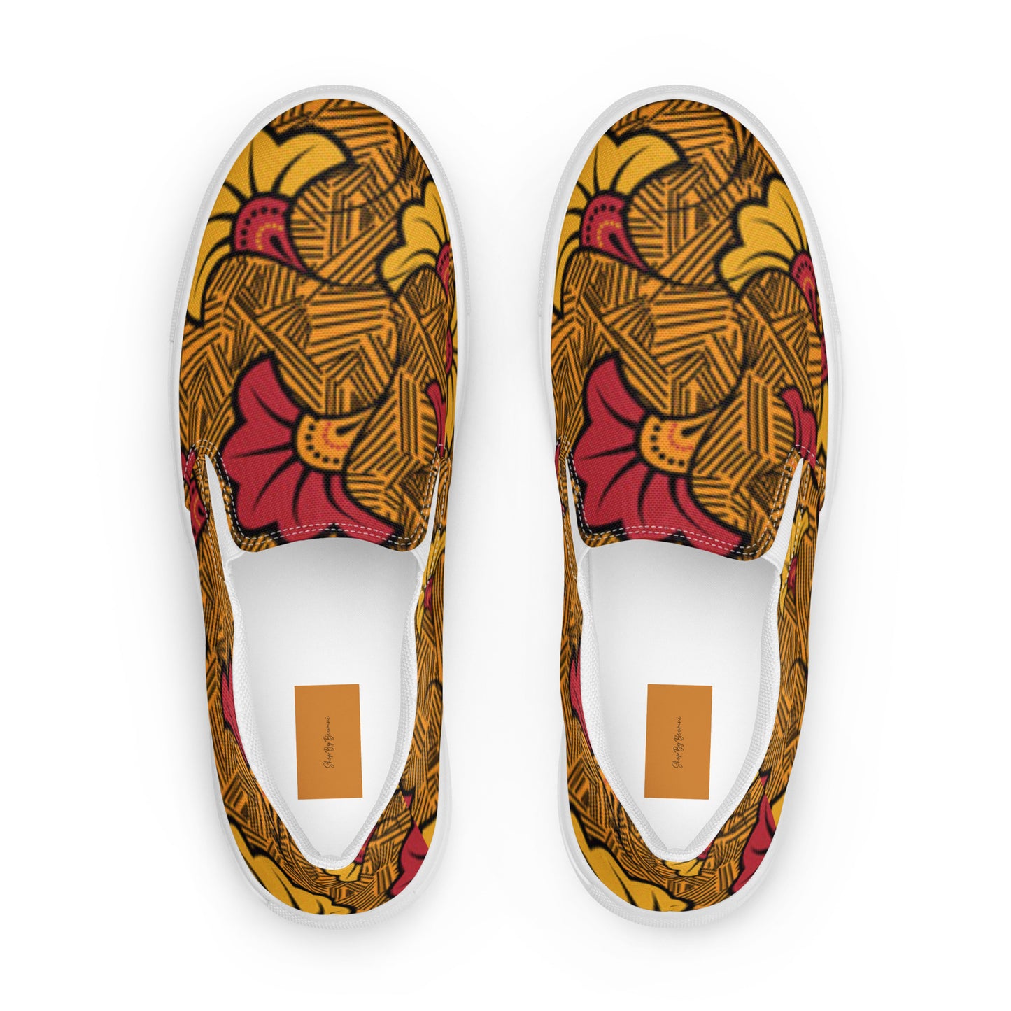 Ankara Women’s Slip-On Canvas Shoes