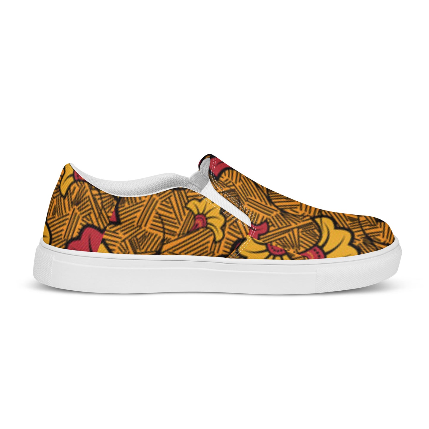 Ankara Women’s Slip-On Canvas Shoes