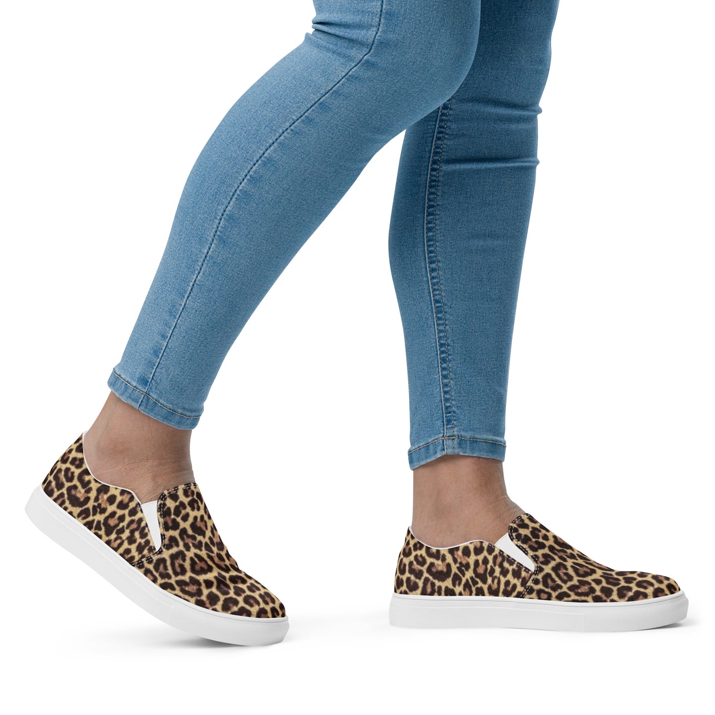 Leopard Women’s Slip-On Canvas Shoes