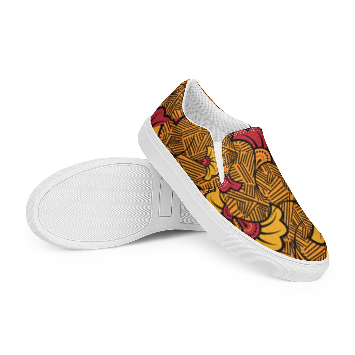 Ankara Women’s Slip-On Canvas Shoes