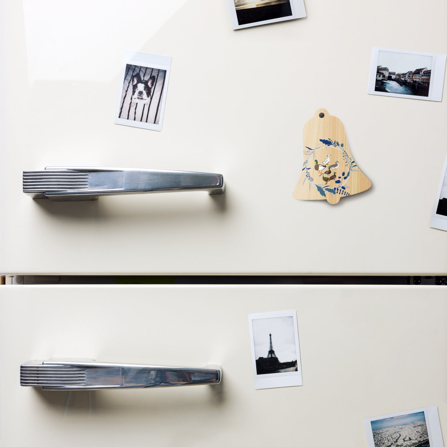 Six Geese A-laying Wooden ornaments