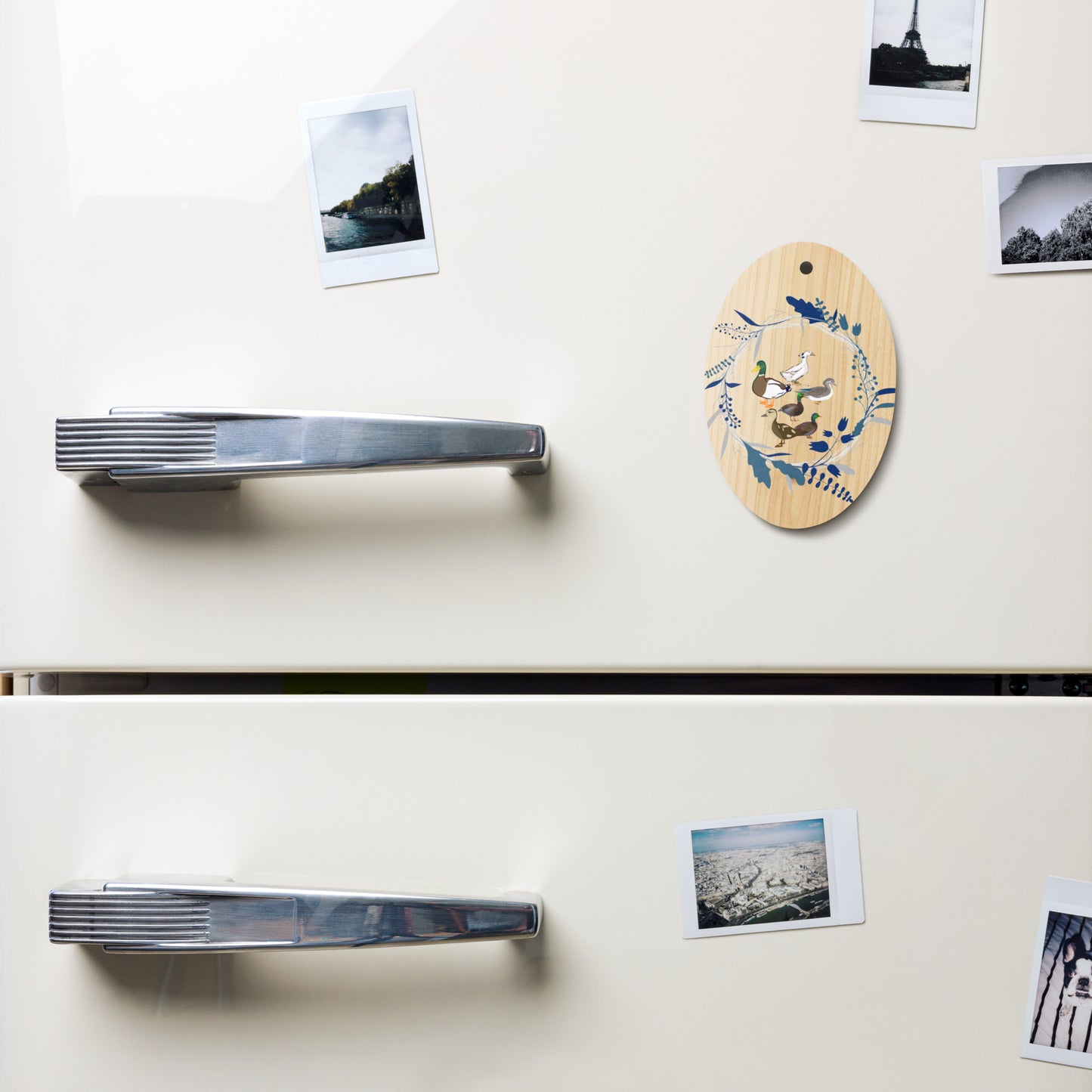 Six Geese A-laying Wooden ornaments