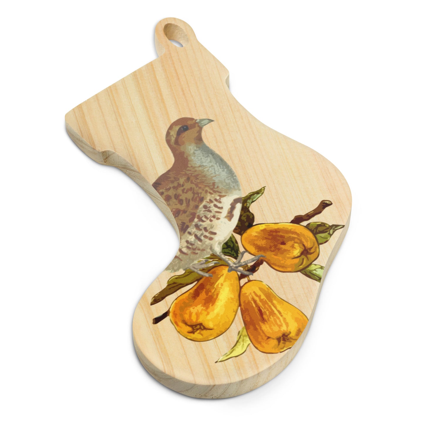 Partridge In A Pear Tree Wooden Ornaments