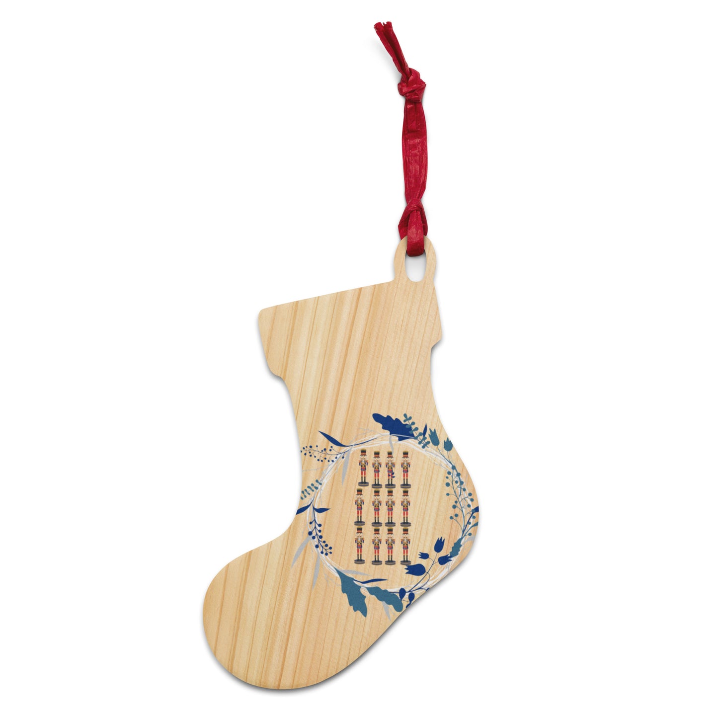 Twelve Drummers Drumming Wooden Ornaments
