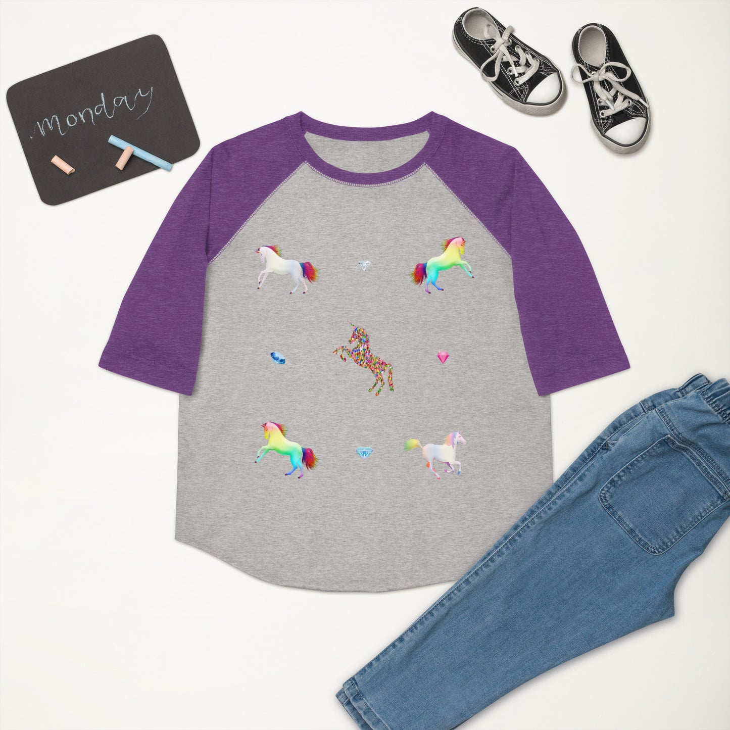 Unicorn Youth Baseball Shirt