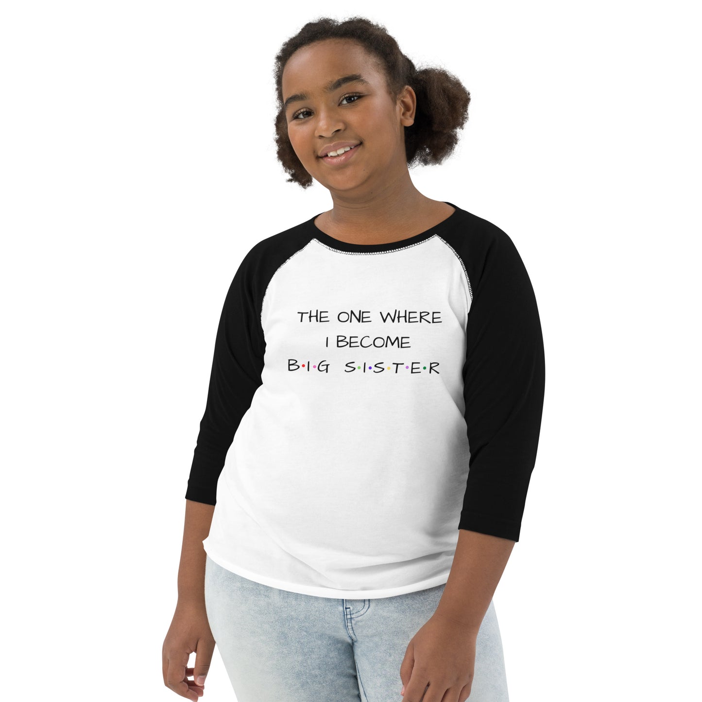 The One Where I Become Big Sister Youth Baseball Shirt