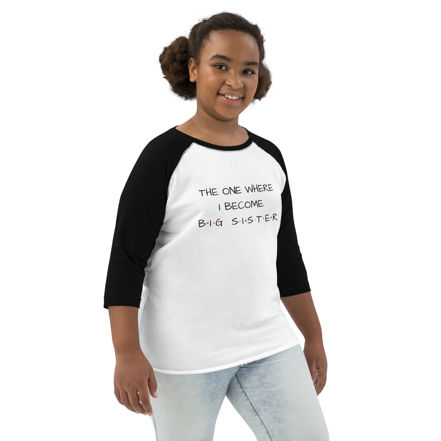 The One Where I Become Big Sister Youth Baseball Shirt