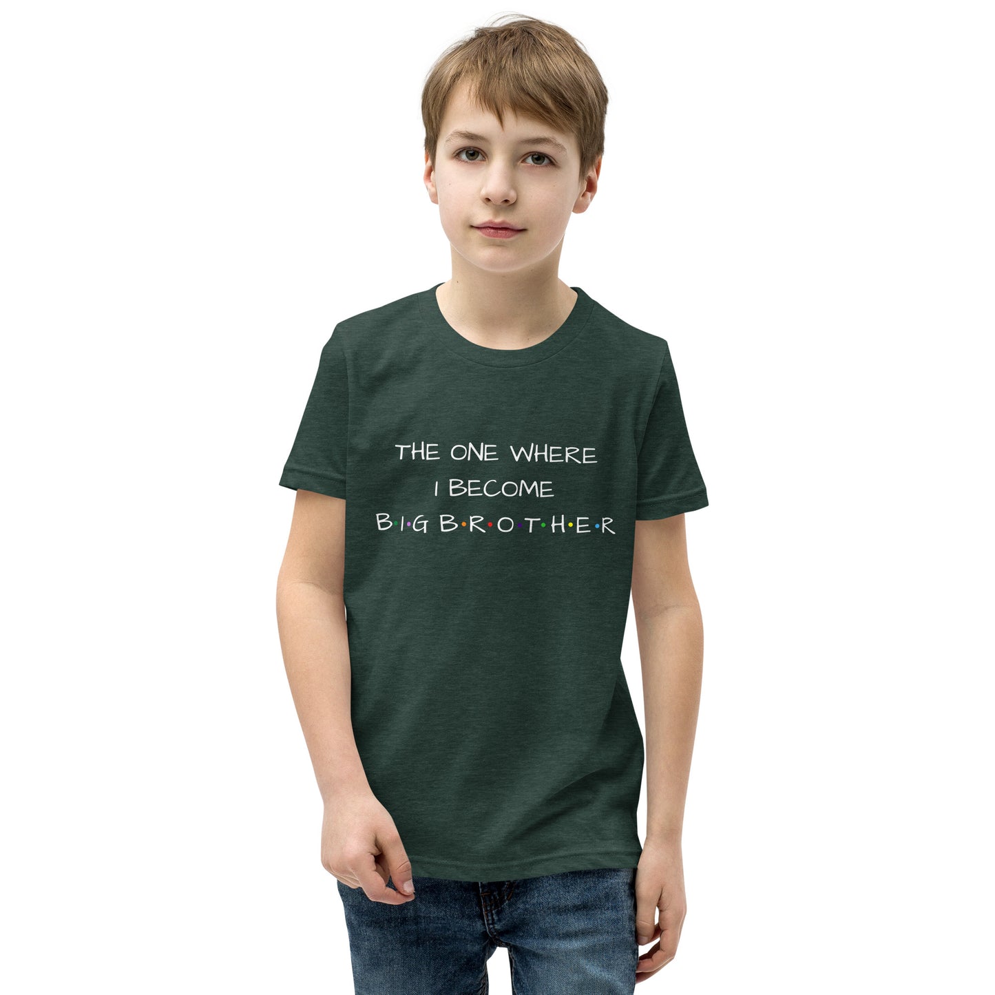 The One Where I Become Big Brother Youth Short Sleeve T-Shirt