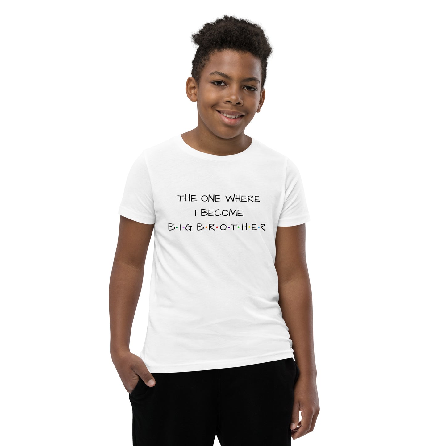 The One Where I Become Big Brother Youth Short Sleeve T-Shirt